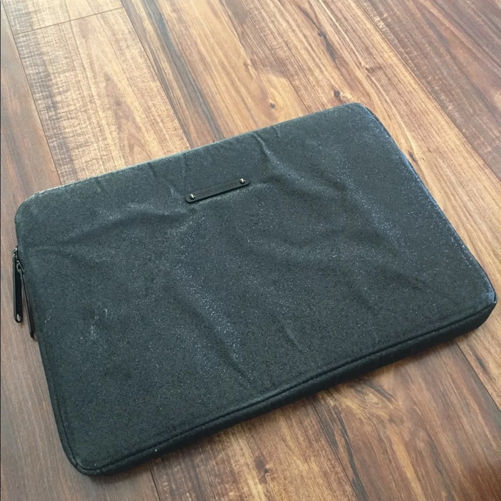 Juicy Couture Black Glitter Laptop Case